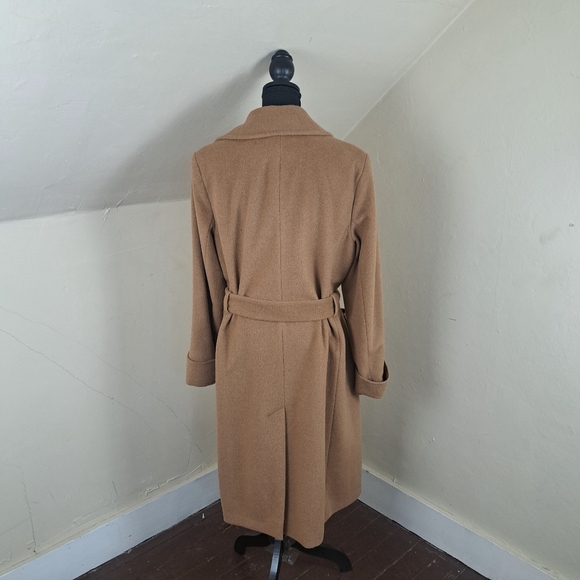 Lauren Ralph Lauren Belted Wool & Cashmere Blend Wrap Coat Size 16 - Picture 6 of 16